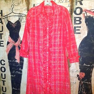 60s vintage mad hippie maxi dress small